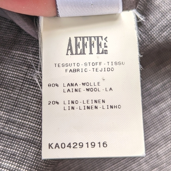 Narciso Rodriguez Scoop Neck Wool and Linen Midi Dress in Gray and Black Size 4 - Picture 11 of 11